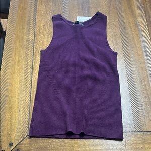 Banana Republic Factory Purple Sleeveless Top